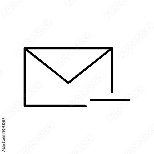 メール削除の封筒アイコン