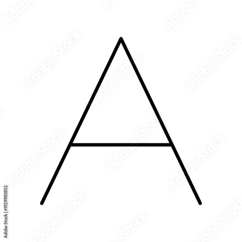 アルファベットAの文字マークアイコン