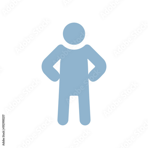 達成感のある人物のベクター素材