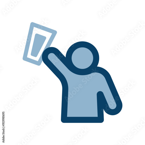 飲み物を持つ人のアイコン