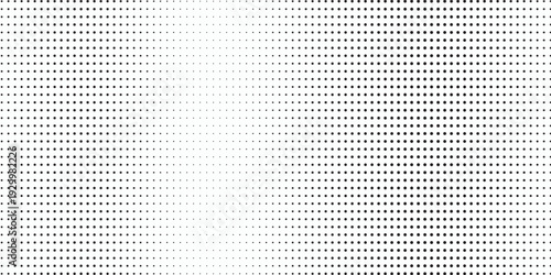 Dot grid pattern. Abstract halftone black dotted background, vintage retro filter