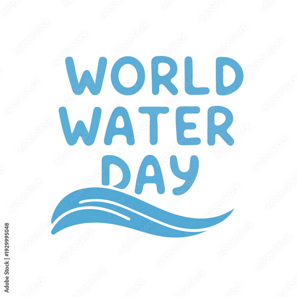 Obraz premium World Water Day Illustration