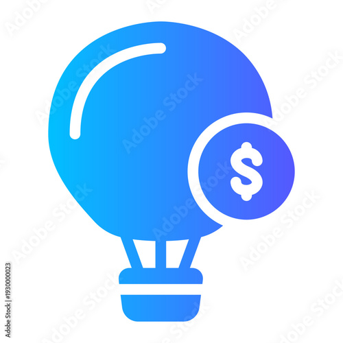 money gradient icon