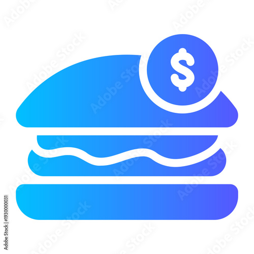 money gradient icon