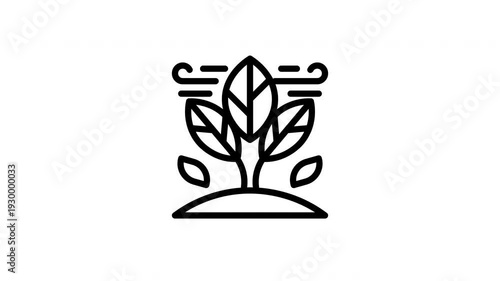 leaf animated icon