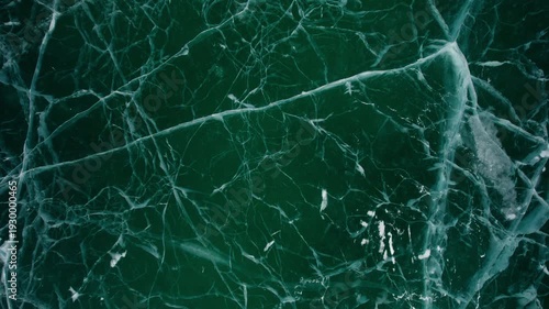 The beautiful ice of Lake Baikal