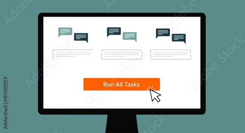 Camping illustration with 404 error message in a circular frame, featuring tents and trees at dusk