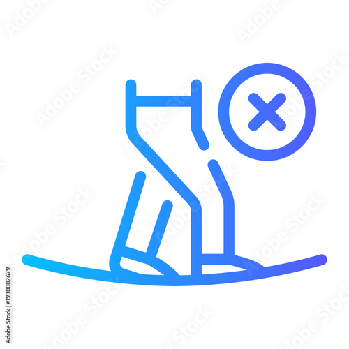 danger gradient icon