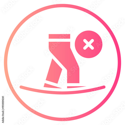 danger gradient icon