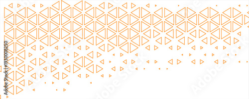 abstract red triangle line pattern banner design