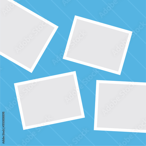 Picture photo Collage grid photo effect template design