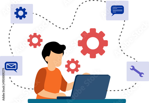 IT Service Illustration