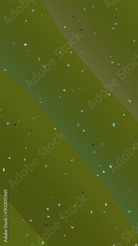 Closeup Green Background with White Specks.