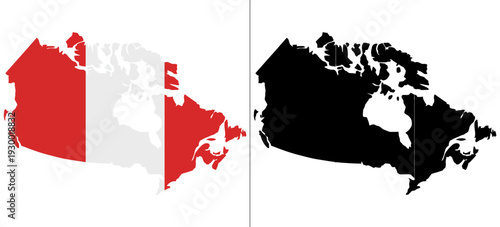 Geographical comparison of canada's political and linguistic regions on maps