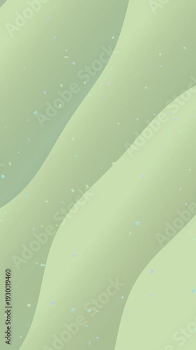 Abstract Green Wavy Background Motion Graphics.