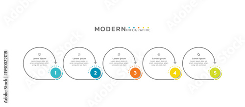 Presentation infographic business template design
