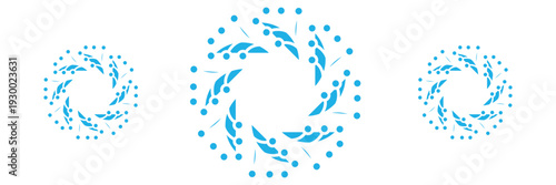 Leaf icon. Flower logo. Circle sunflower symbol. Cosmetics, Spa, Beauty salon, Decoration, boutique logo. Luxury, Business, Royal Jewellery, Hotel Logo. Interior Icon. Resort and Restaurant Logo. natu