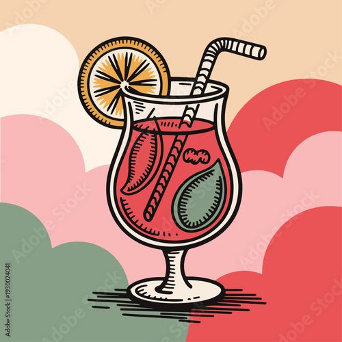 Cocktail Illustration