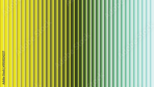 Bright vertical lines create a smooth gradient from sunny yellow through lively green to tranquil turquoise
