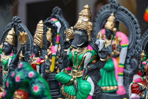 Foto Sri Varahi amman idol displayed for sale in a shop for the golu festival