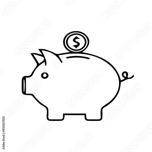 Piggy Bank Financial Savings