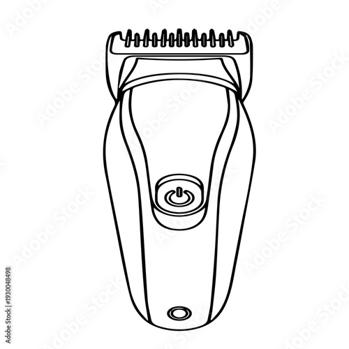 Electric Hair Trimmer Outline