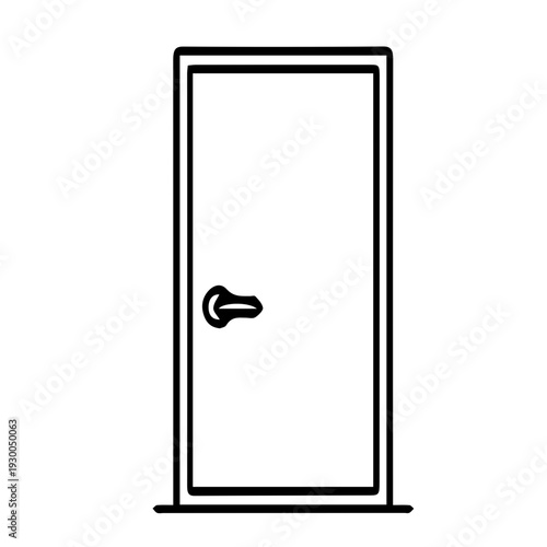 Outline Door Icon