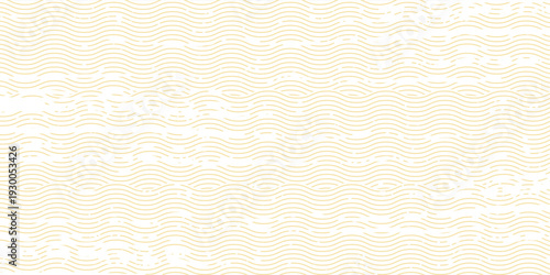 Yellow instant noodles, pasta, and spaghetti textures with geometric wavy lines. Ramen and pasta vector patterns.