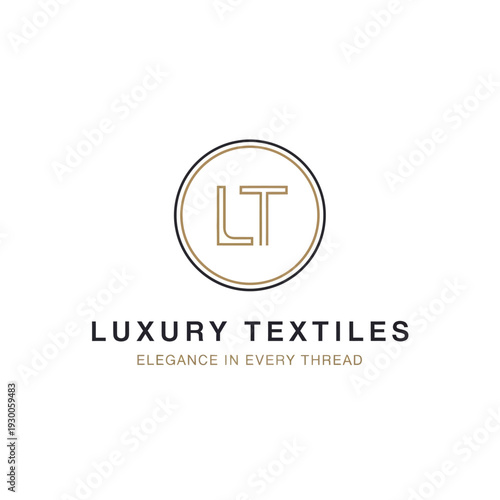 Luxury Textiles Logo Elegance in Every Thread.