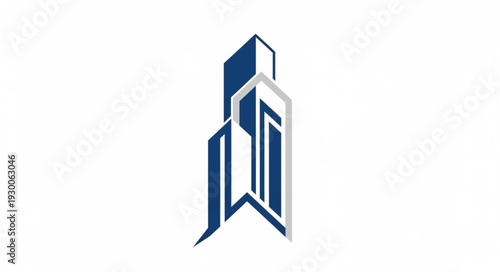 Modern architectural design showcasing a contemporary building structure with a unique aesthetic appeal.