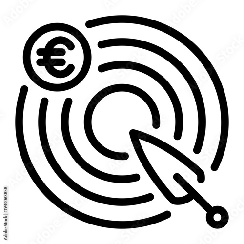 euro line icon