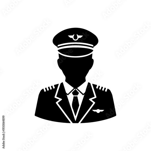 A pilot in uniform with insignia and wings is standing proudly