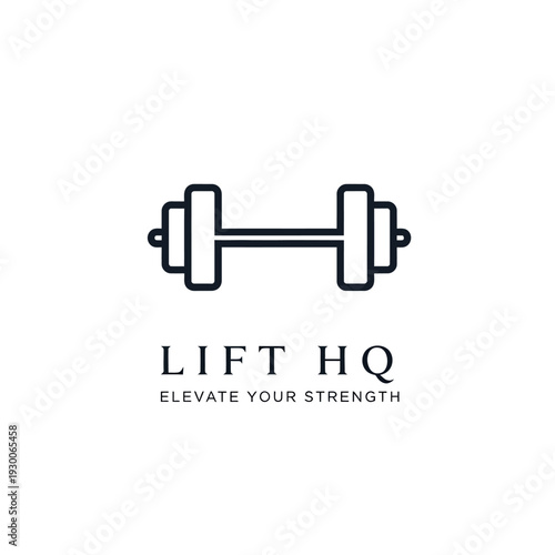 Dumbbell Icon for Fitness and Strength Training.