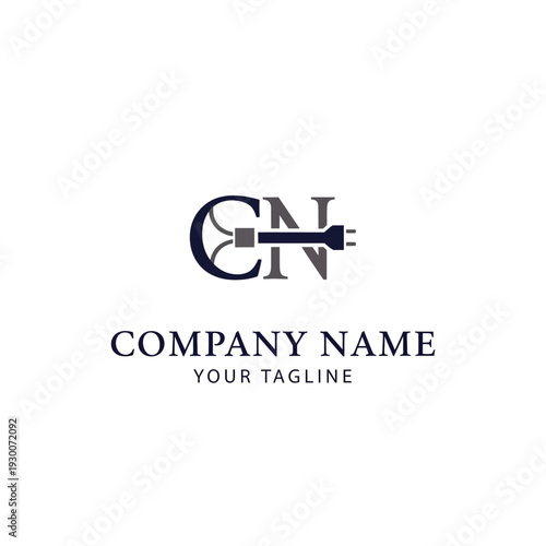 Company Logo Template with Placeholder Text.