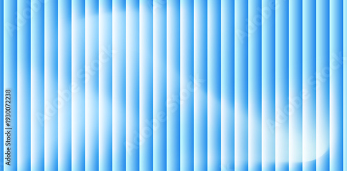 Ice blue vertical gradient stripes background, smooth glossy light effect, soft shadows, abstract minimal design, high resolution.