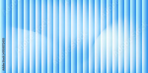 Ice blue vertical gradient stripes background, smooth glossy light effect, soft shadows. Eps10