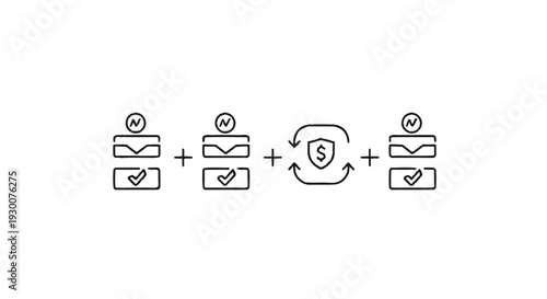 Financial Security and Investment Growth Concept.