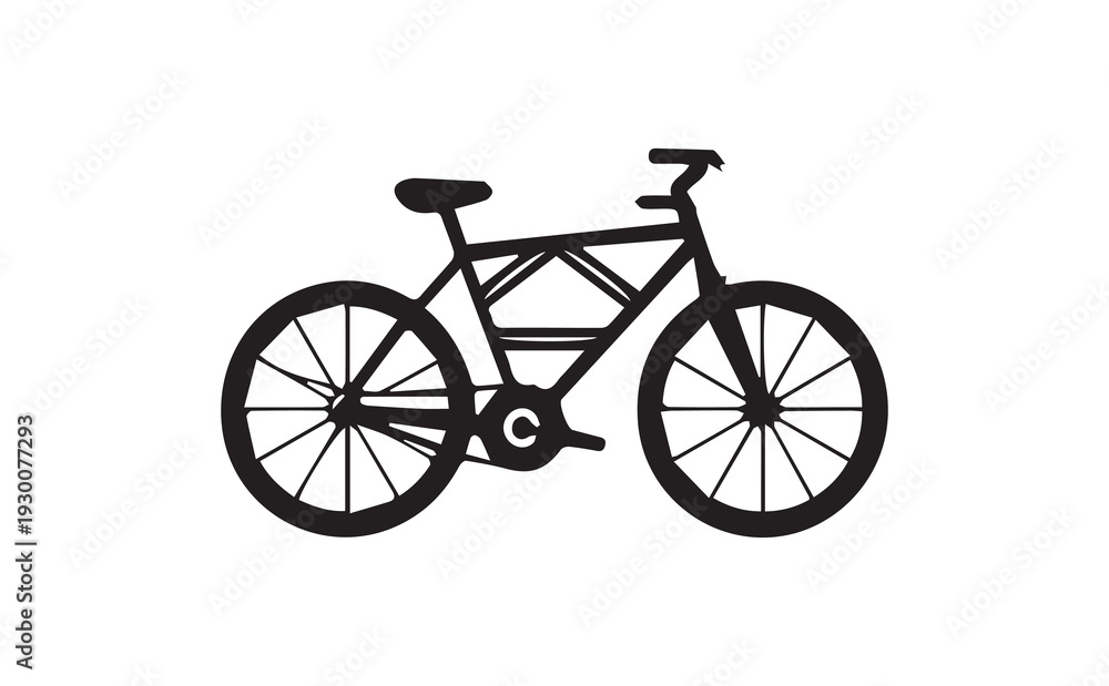 Fototapeta premium Vector bicycle icon