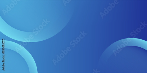 Blue vector abstract background with simple geometric shapes