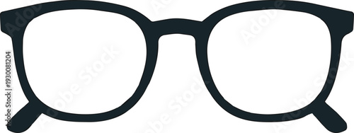 Professional eyeglasses vector illustration vision and research concept