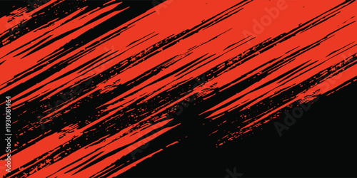 orange black brush Car sticker wrap pattern banner abstract sporty lines black orange color combination grunge brush modern pattern racing motorsport design.vector illustration. eps 10