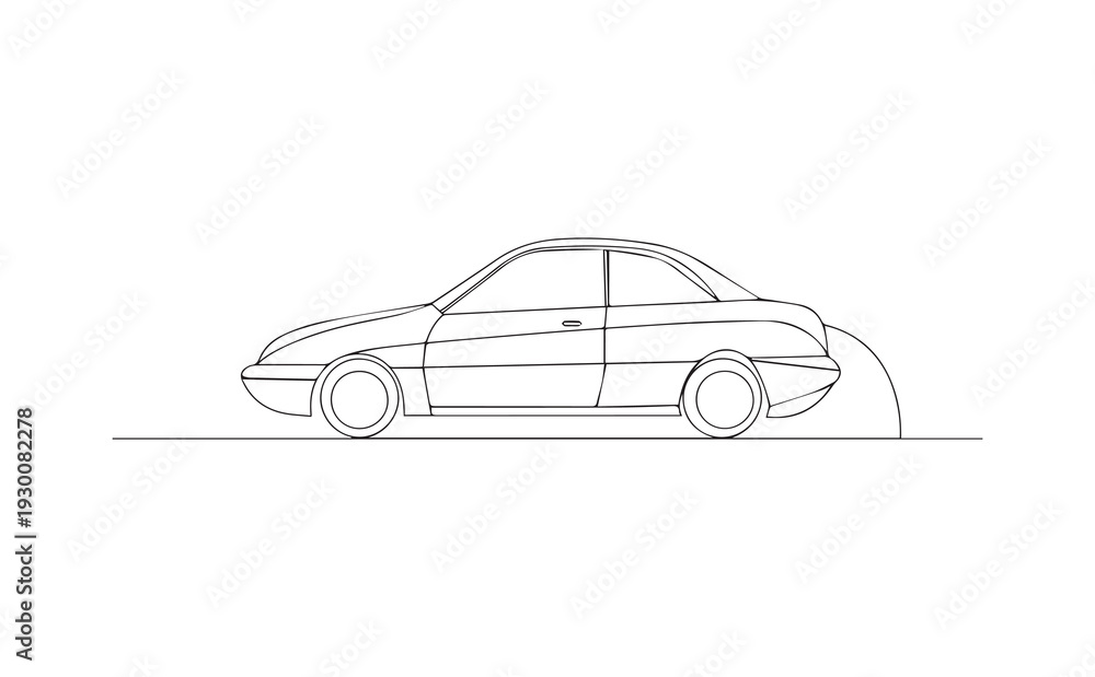 Naklejka premium Vector car icon