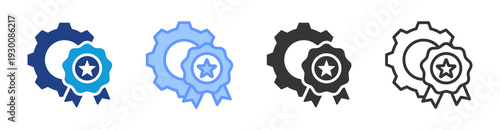 Brand Management icon set multiple style collection