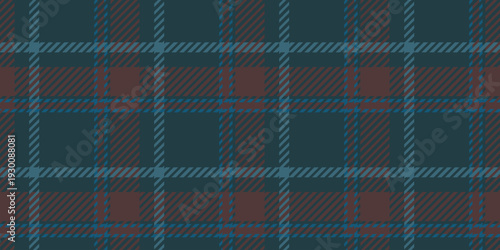 Color twill scotland textile seamless pattern. Fabric texture check tartan plaid. Abstract geometric background for cloth, card, fabric. Monochrome graphic repeating design. Modern squared ornament.