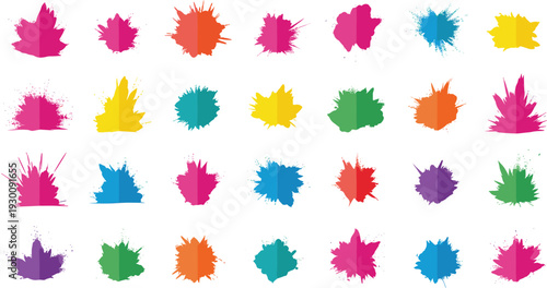 Vibrant purple icons celebrating Indian culture and Diwali festival