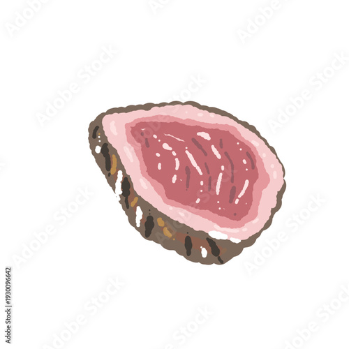 Sliced Grilled Beef Steak Rare