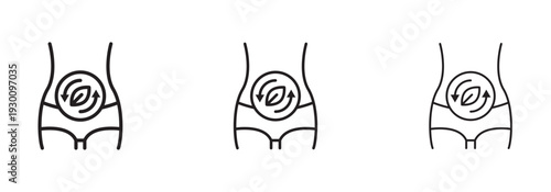 Detox icon in flat style. Basic vector symbol illustration