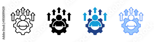 Personal Growth  icon set multiple style collection