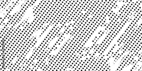 Vector panorama drafting paper. Graphic regular dots grid background. Panorama paper sheet for web design.