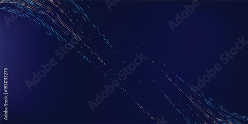 Digital Transformation Concept with Futuristic Data Flow and Smart Technology Visualization. , Artificial Intelligence AI, Automation Design. Tech and Science Vector Illustration.